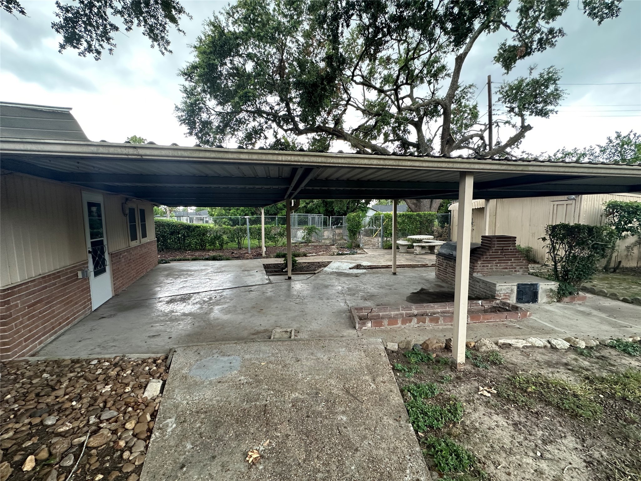 4101 Philco Drive Houston, TX 77080 - Photo 20 of 23 a view of a wooden deck next to a road
