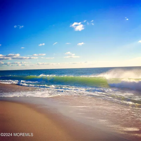 a view of an ocean and beach