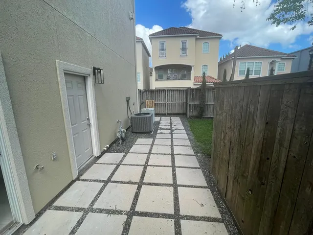 a view of an front door