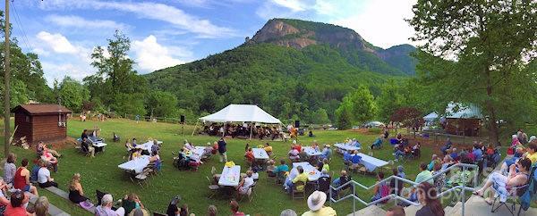 635 Slick Rock Road Hendersonville, NC 28792 - Photo 18 of 24 a view of a bunch of flowers and cars in front of house
