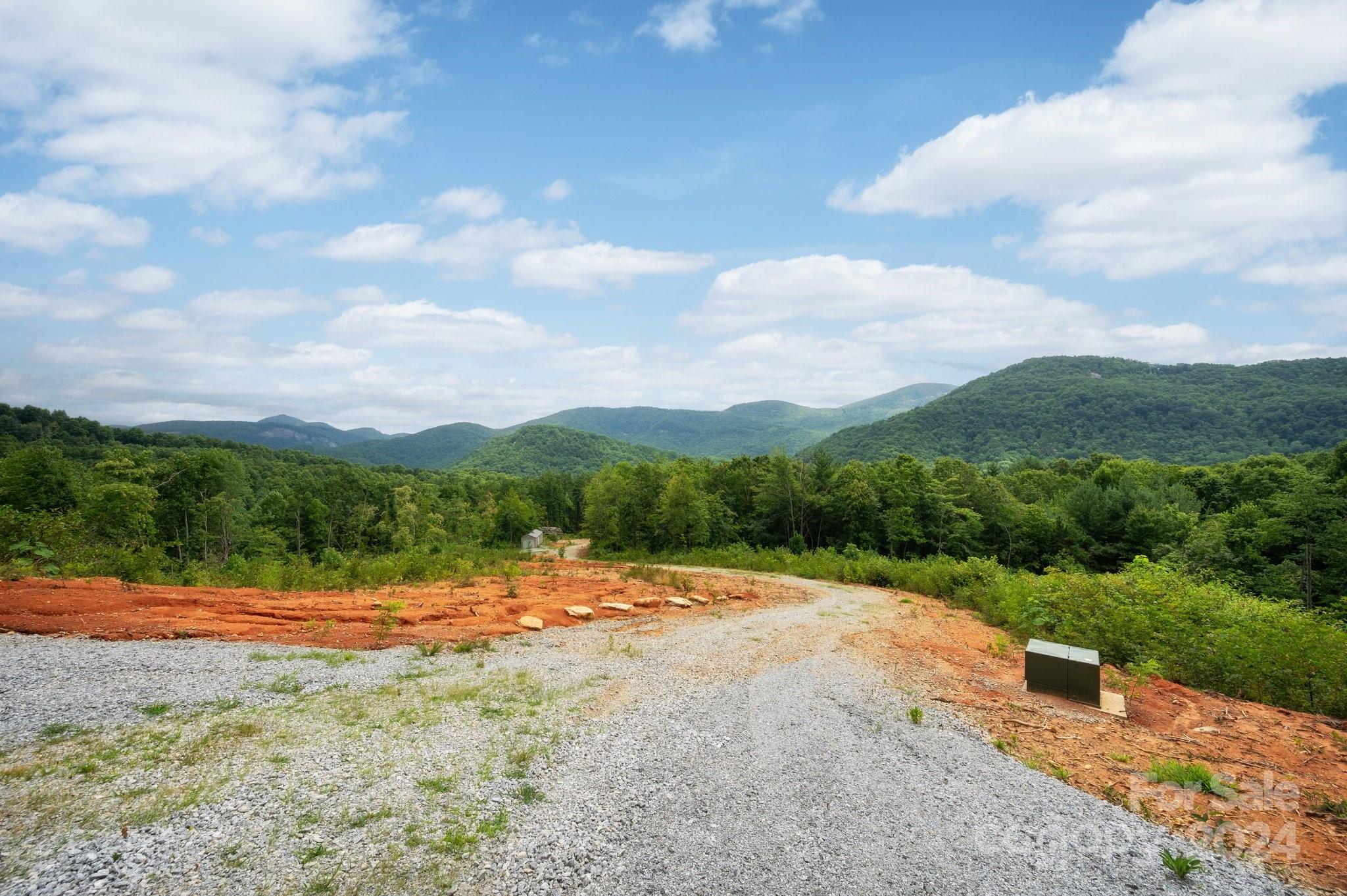635 Slick Rock Road Hendersonville, NC 28792 - Photo 6 of 24 a view of outdoor space with mountain view