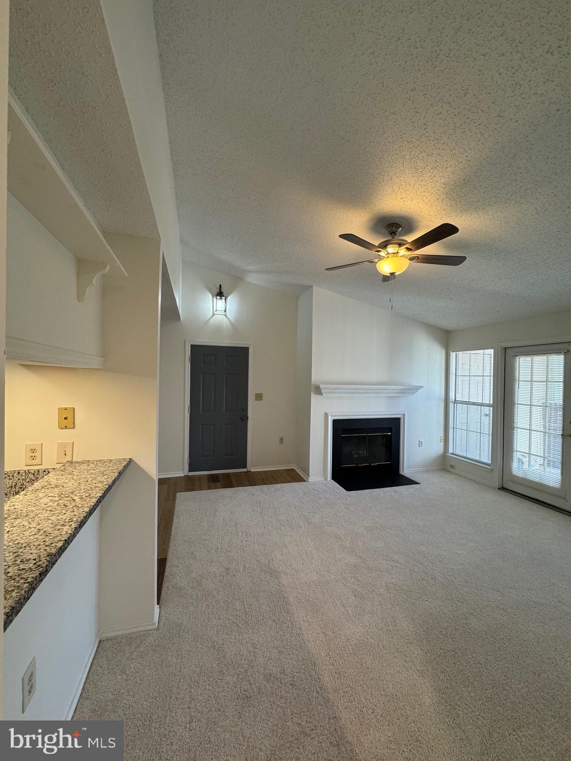 20952 Timber Ridge Terrace, Unit 301 Ashburn, VA 20147 - Photo 9 of 14 a view of an empty room with a fireplace and a window