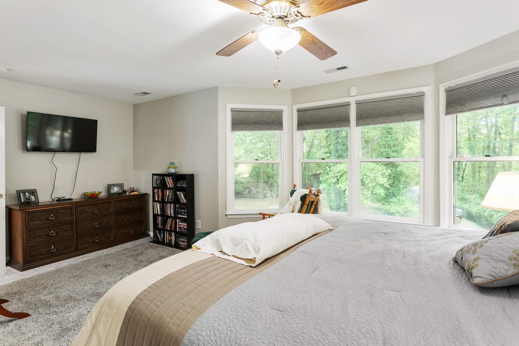 830 Baker Road Columbia, TN 38401 - Photo 33 of 68 a bedroom with a bed and a flat screen tv