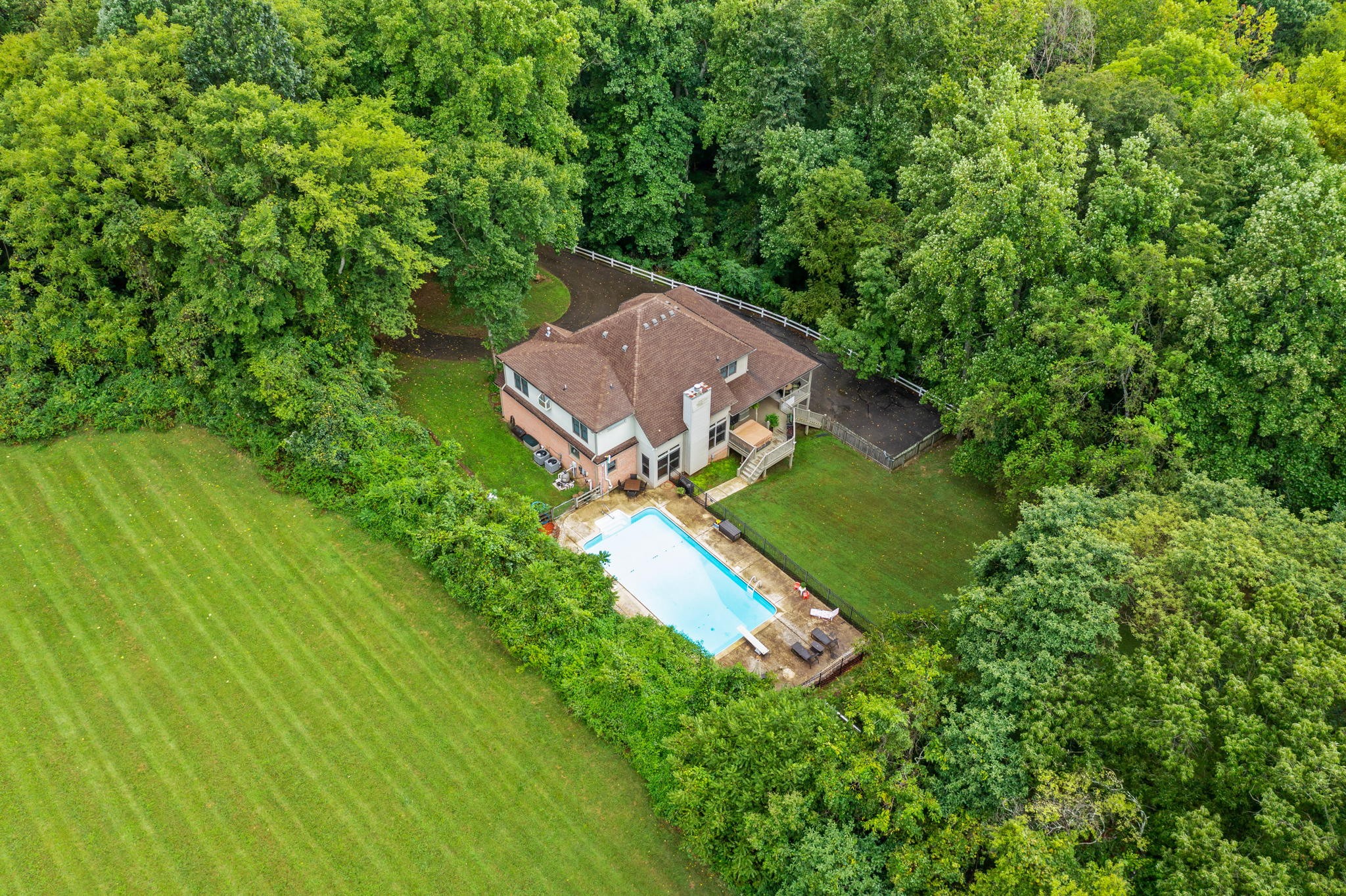 830 Baker Road Columbia, TN 38401 - Photo 68 of 68 an aerial view of a house with a yard