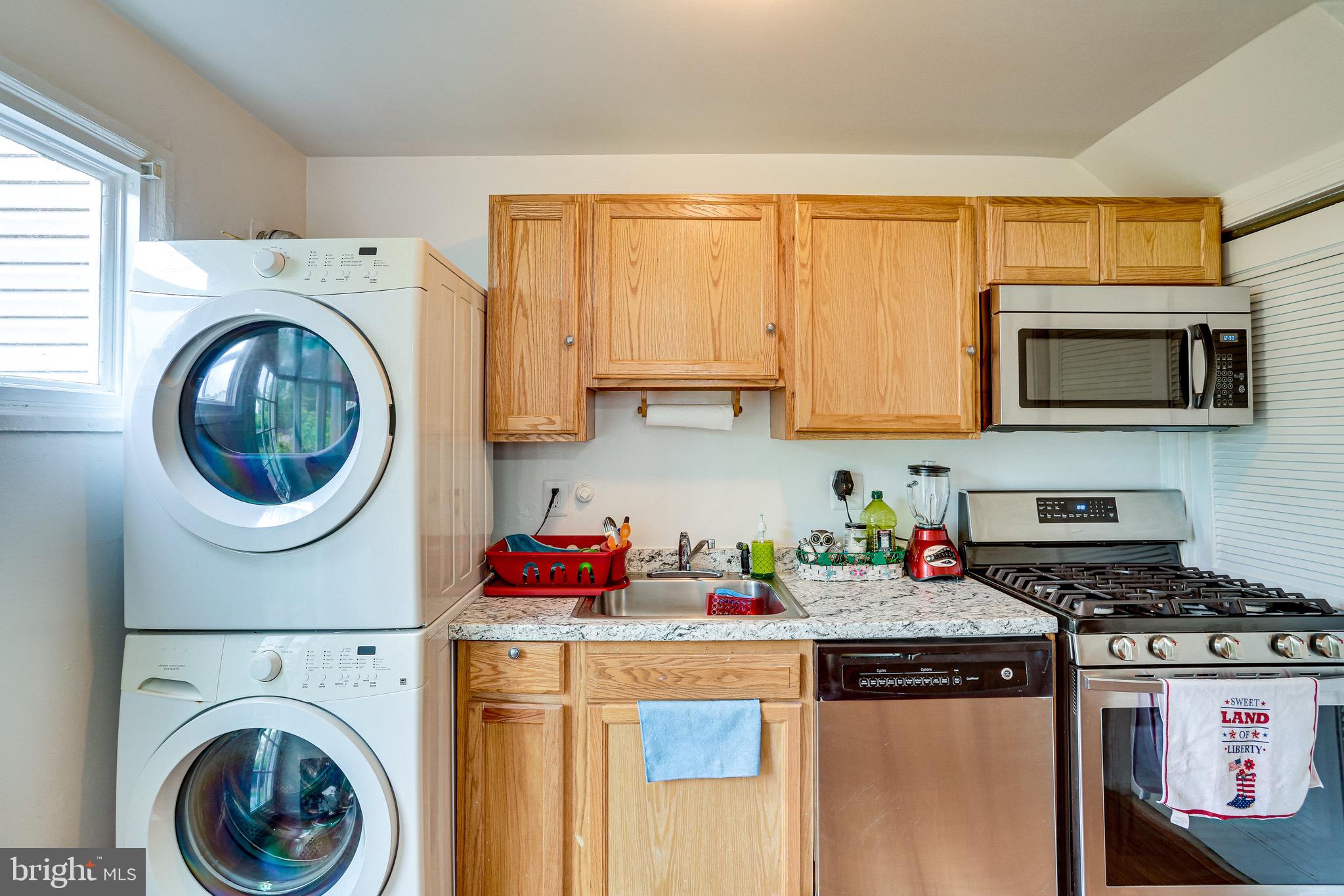3419 Embry Street Silver Spring, MD 20902 - Photo 12 of 29 WASHER AND DRYER IN THE KITCHEN