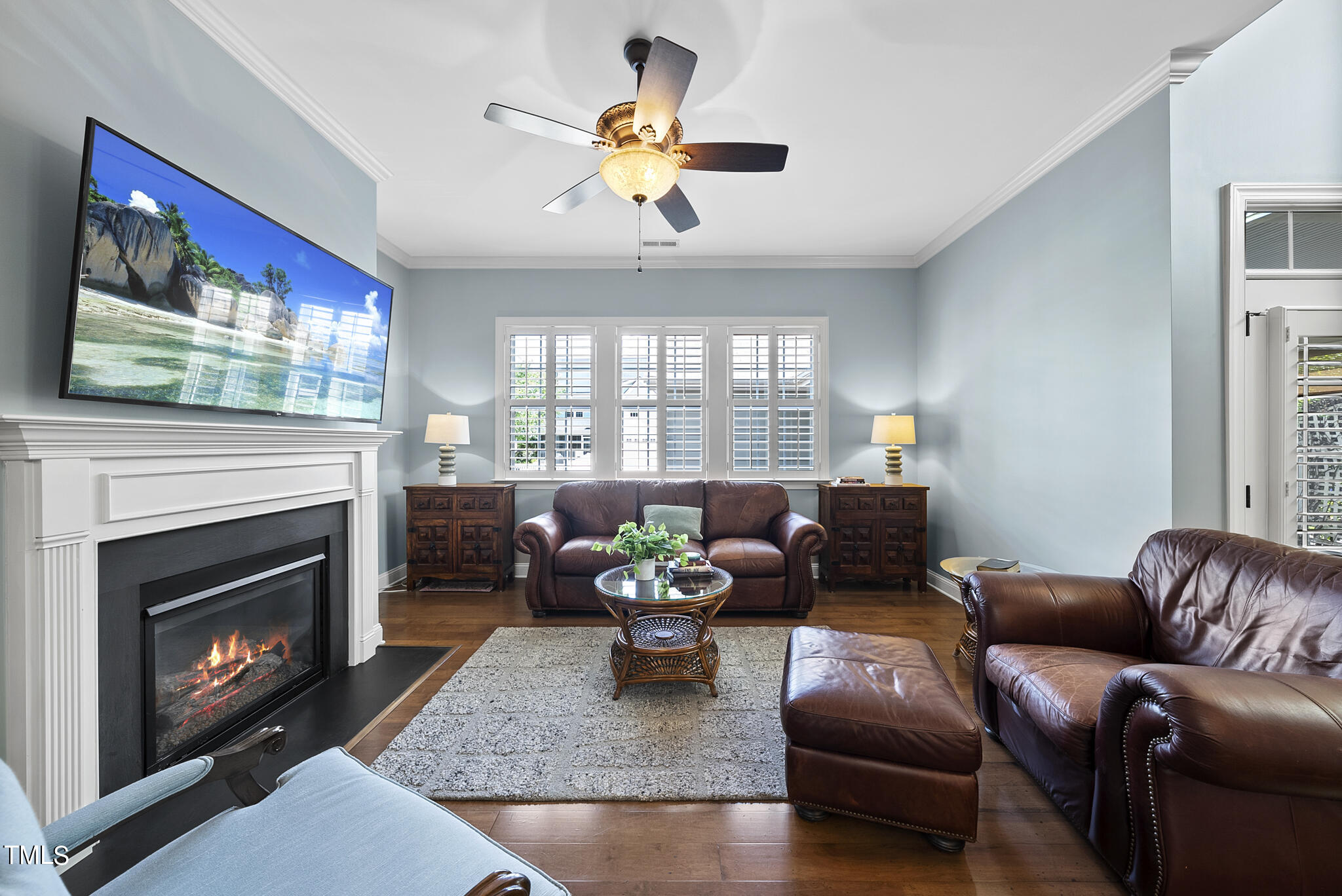 1365 Formal Garden Way Raleigh, NC 27603 - Photo 9 of 39 Spacious family room with gas log fireplace