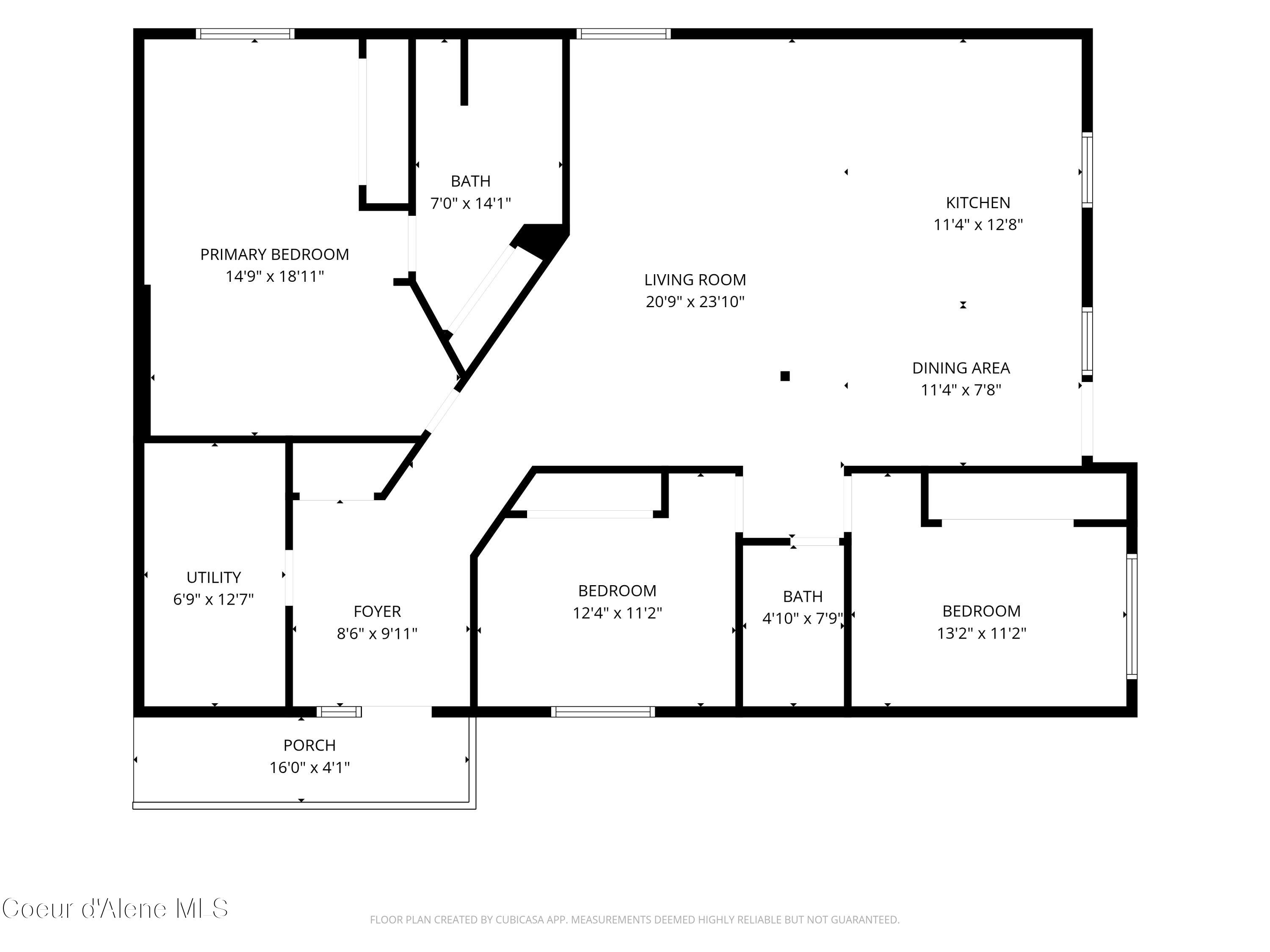 302 South Berger Street Riggins, ID 83549 - Photo 56 of 57 Unit B Floorplan