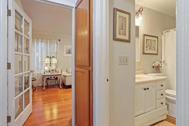 a very nice looking room with a kitchen