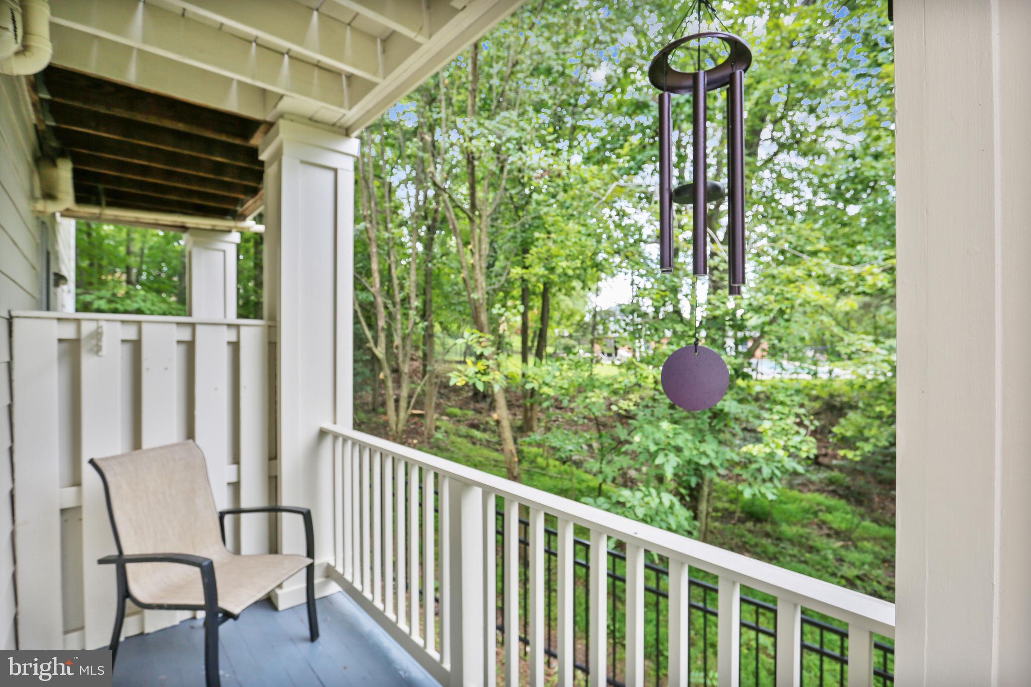 102 Ridgepoint Place Gaithersburg, MD 20878 - Photo 32 of 57 Covered porch offers serene wooded views