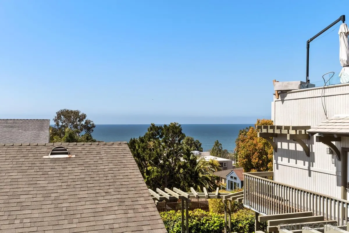 2070 De Mayo Road Del Mar, CA 92014 - Photo 22 of 43 a view of balcony with two potted plants
