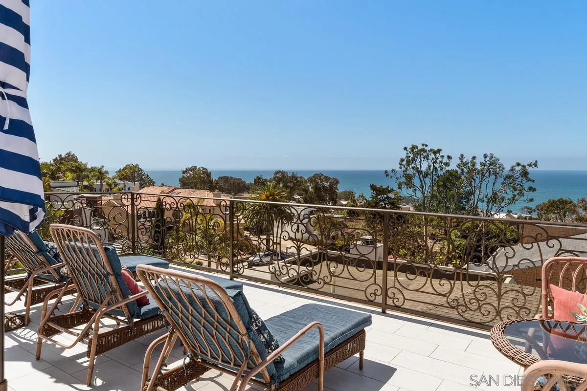2070 De Mayo Road Del Mar, CA 92014 - Photo 29 of 43 a view of a balcony with two chairs