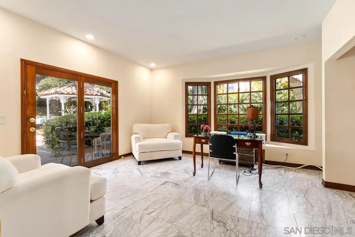 2070 De Mayo Road Del Mar, CA 92014 - Photo 34 of 43 a living room with furniture and a large window