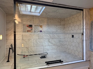 310 Nebo Church Road Seneca, SC 29678 - Photo 13 of 27 An inviting bathroom offers a spacious walk-in shower, ready for custom finishing touches.