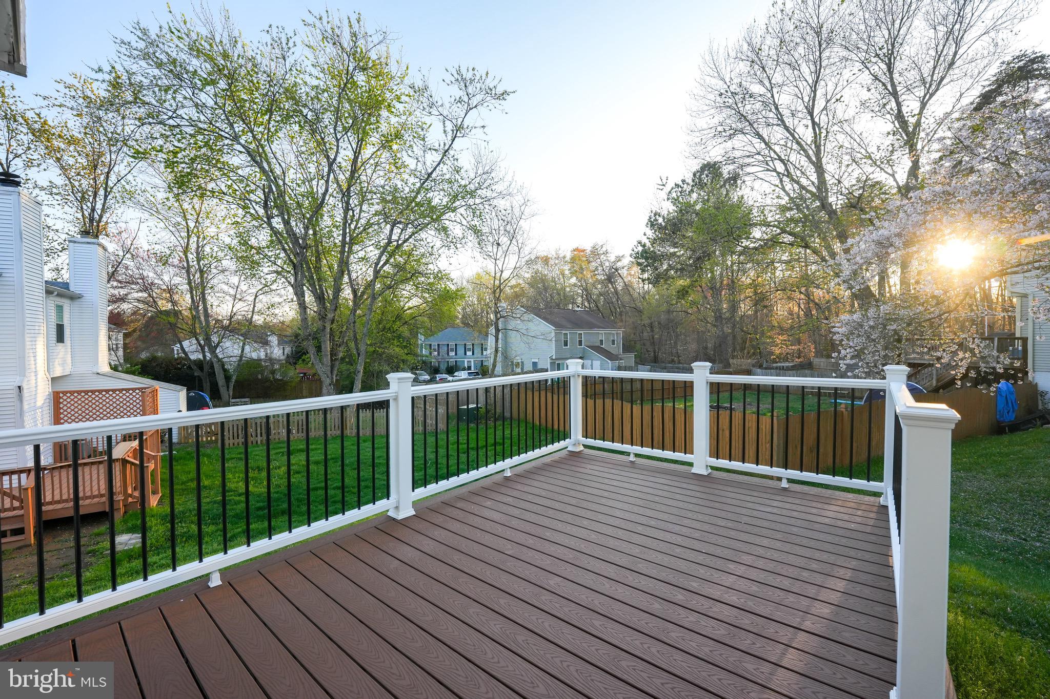 15592 Northgate Drive Dumfries, VA 22025 - Photo 23 of 51 a view of balcony with deck and wooden floor