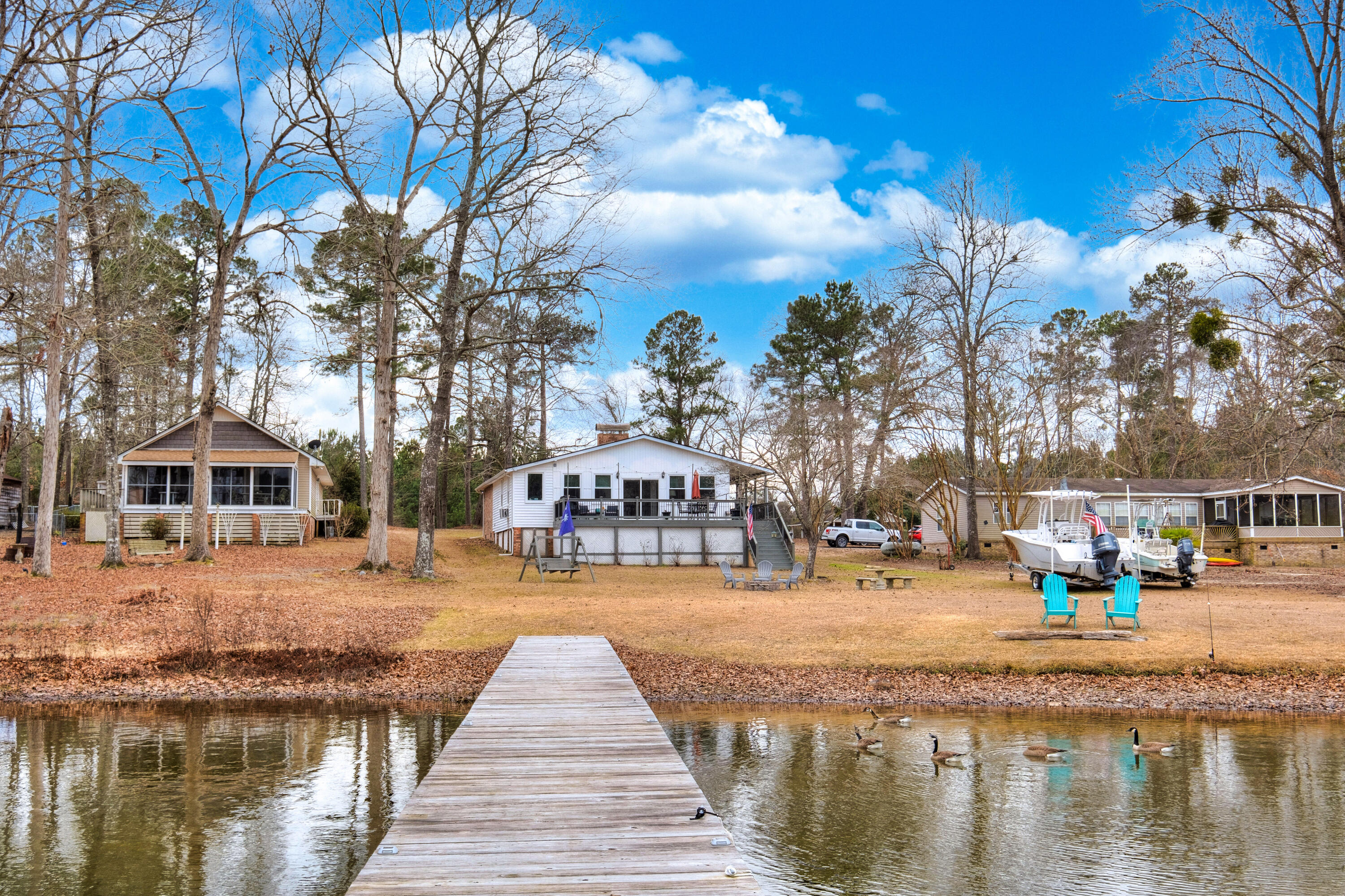 2046 James Loop Road Manning, SC 29102 - Photo 43 of 48 VIEW FROM THE DOCK