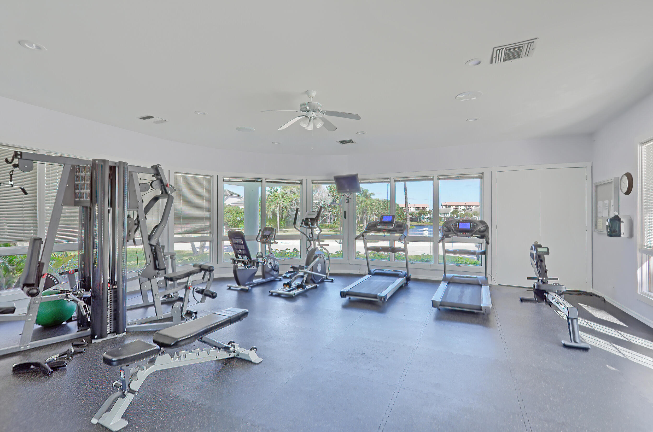 204 Mainsail Circle Jupiter, FL 33477 - Photo 55 of 60 a view of a room with gym equipment