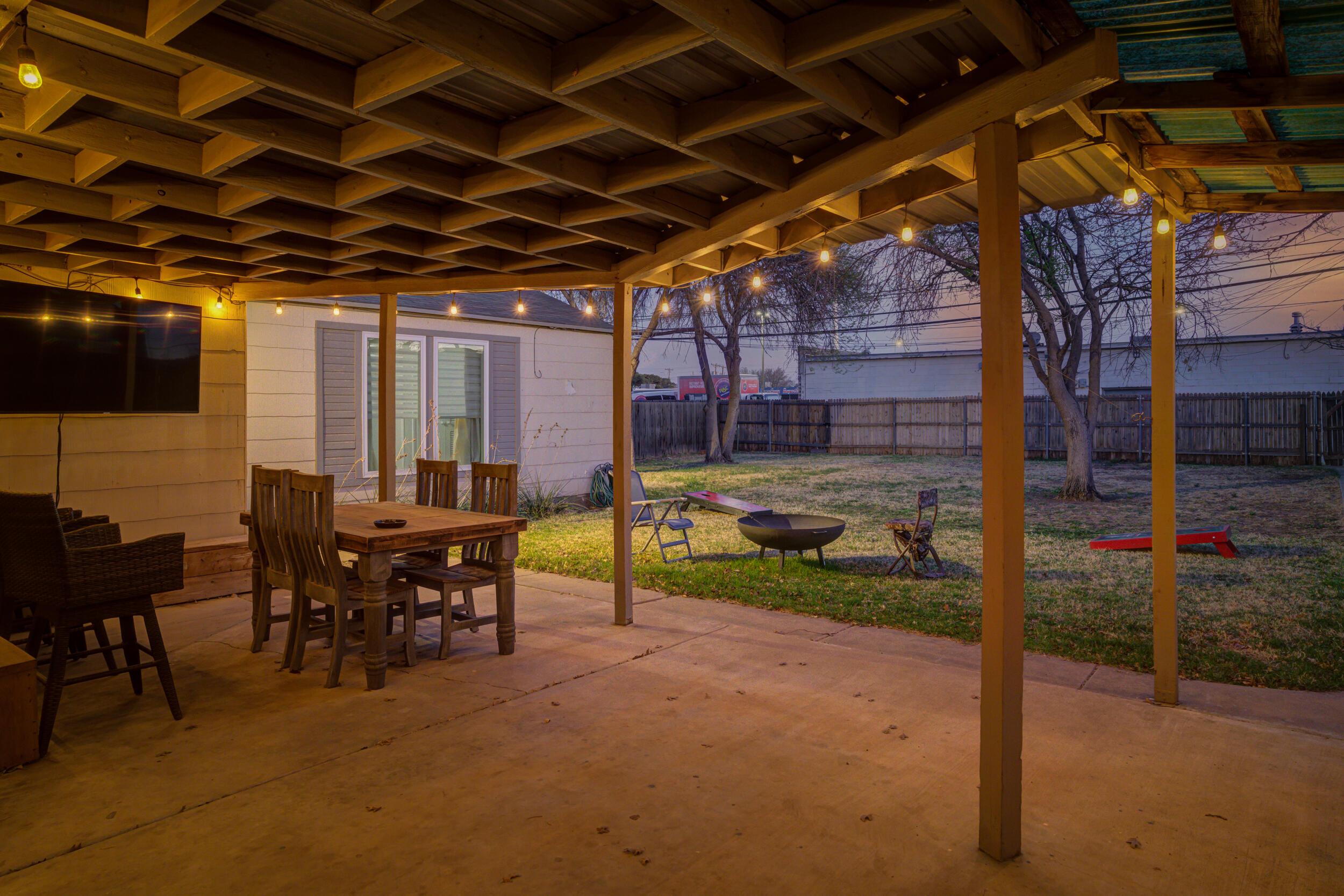 2515 33rd Street Lubbock, TX 79410 - Photo 38 of 41 a view of a porch with furniture and a grill