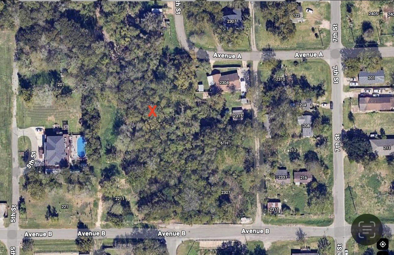 an aerial view of waterside residential houses