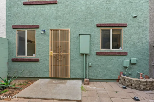 a view of entrance front of a house