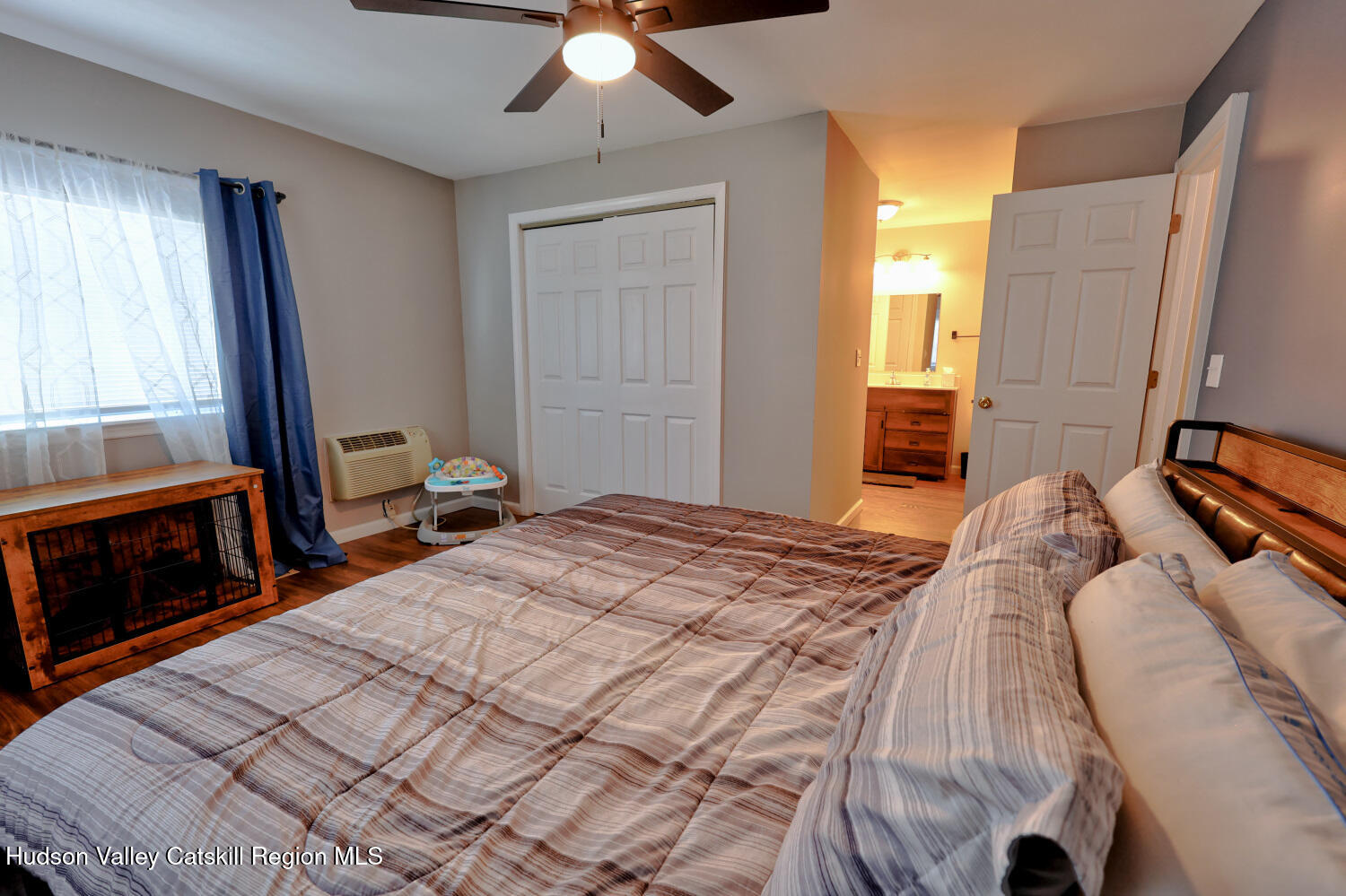 626 Bross Street Cairo, NY 12413 - Photo 34 of 78 a bedroom with a bed and a fireplace