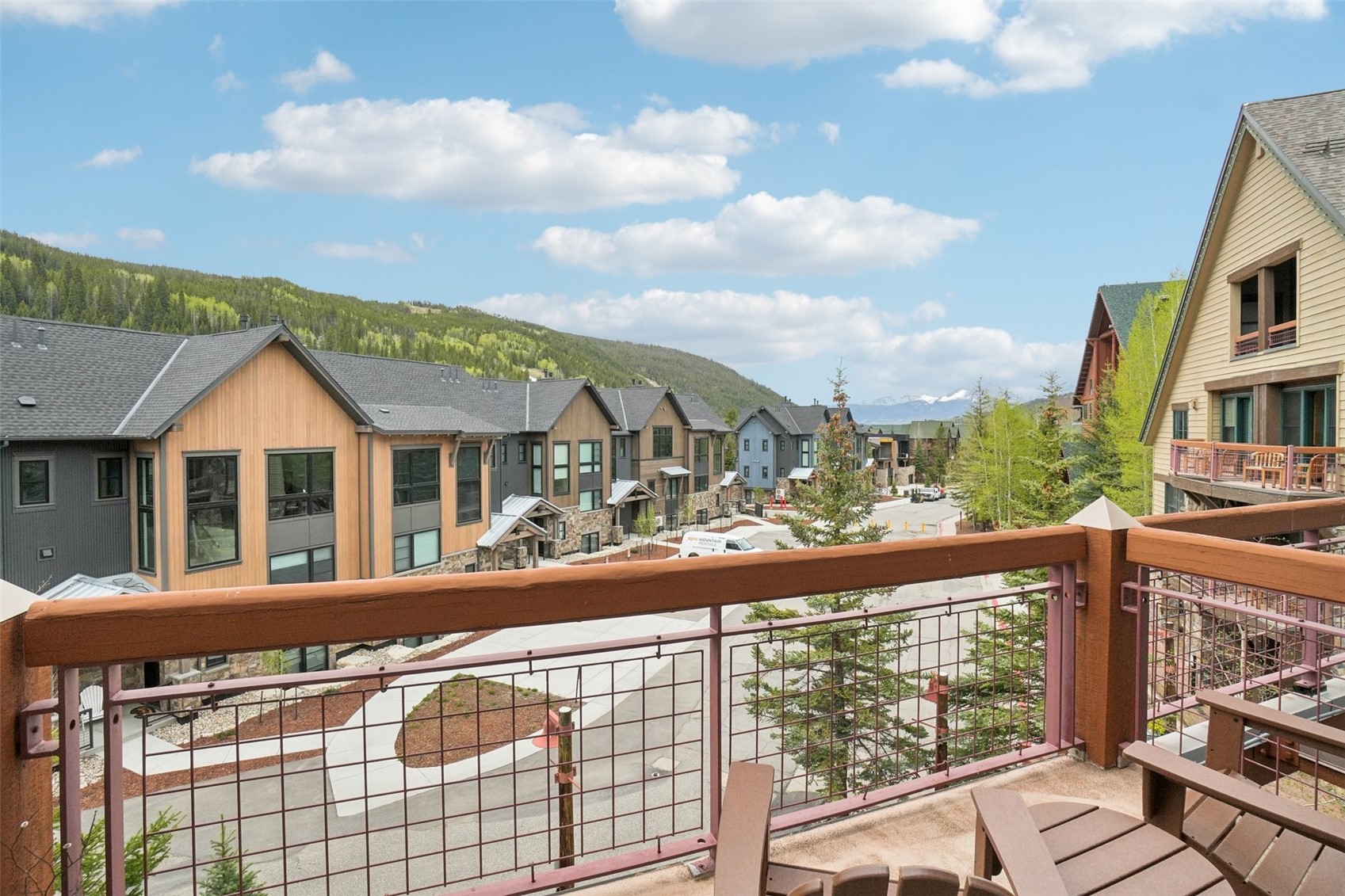 129 River Run Road, Unit 8055 Keystone, CO 80435 - Photo 3 of 50 Balcony with a residential view and a mountain view