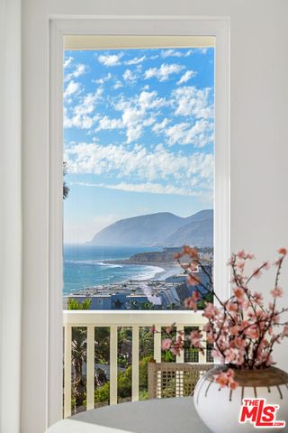 a view of a city from a balcony
