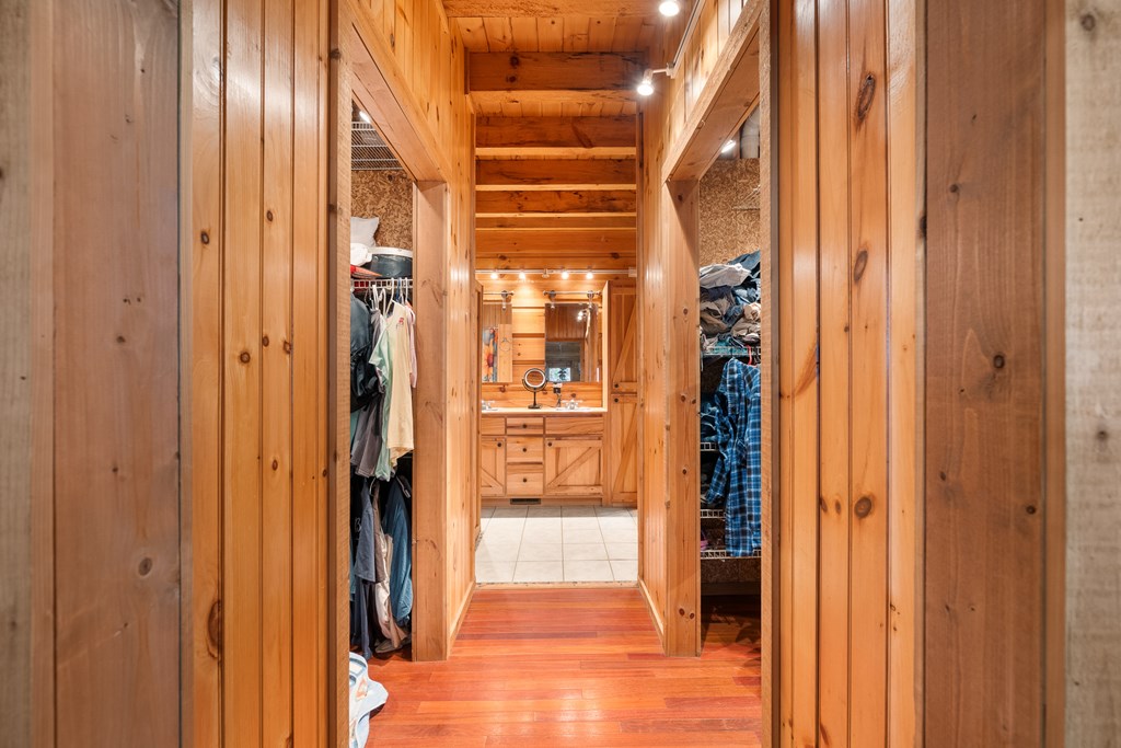 336 Old Skeenah Gap Road Suches, GA 30572 - Photo 66 of 81 a view of gallery with wooden floor