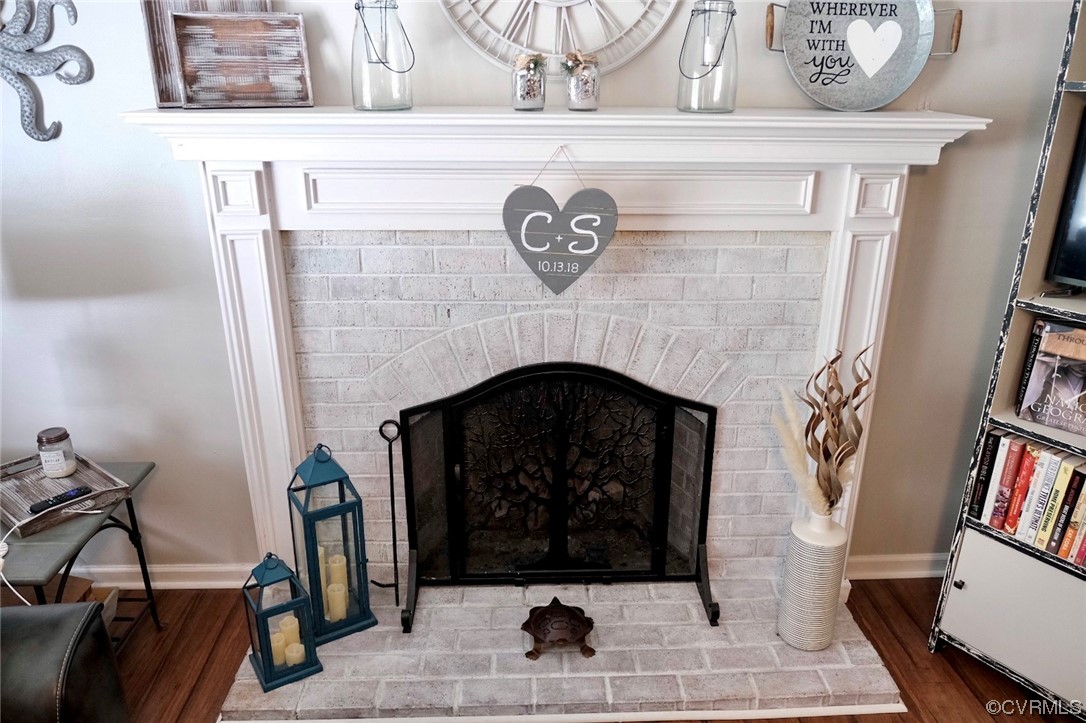 Undisclosed Address Aylett, VA 23009 - Photo 5 of 36 a living room with furniture and a fireplace