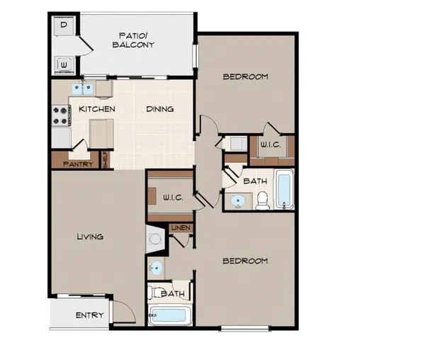 $1,176 | 7700 West Airport Boulevard, Unit 1206, Houston, TX 77071