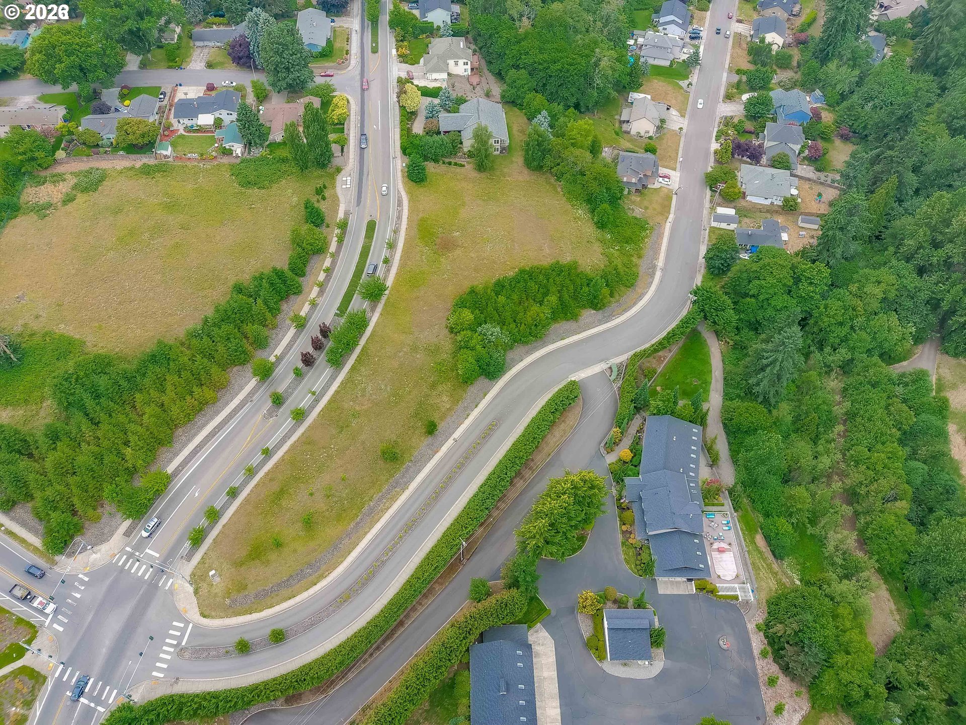 317 Northeast Bassel Road Vancouver, WA 98685 - Photo 20 of 21 an aerial view of residential houses with outdoor space and swimming pool