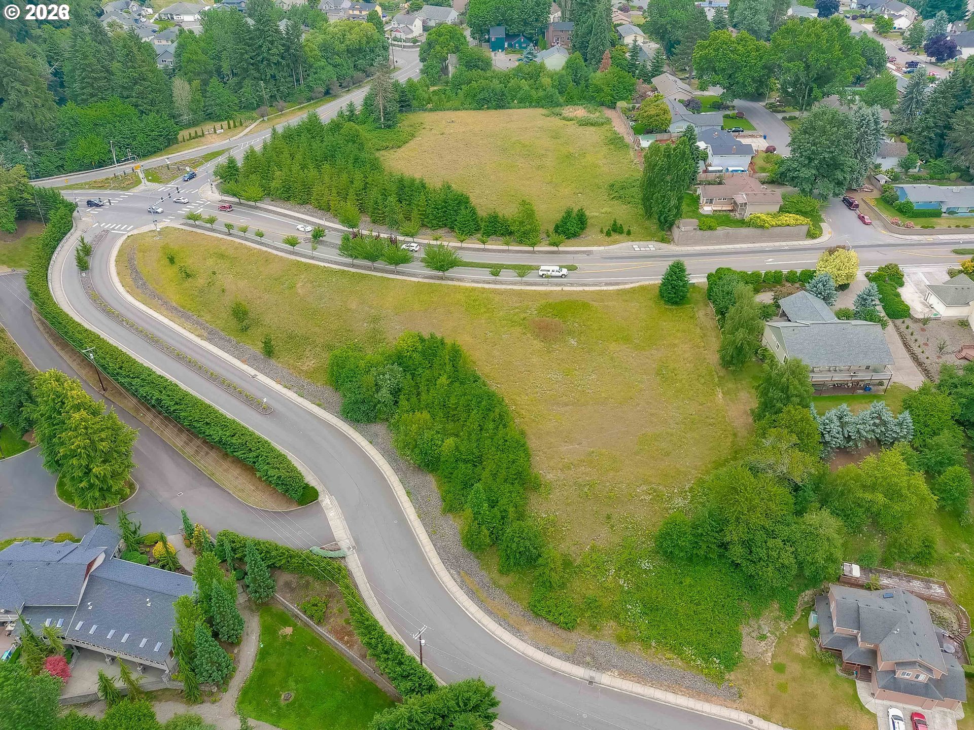 317 Northeast Bassel Road Vancouver, WA 98685 - Photo 2 of 21 an aerial view of residential houses with outdoor space and swimming pool
