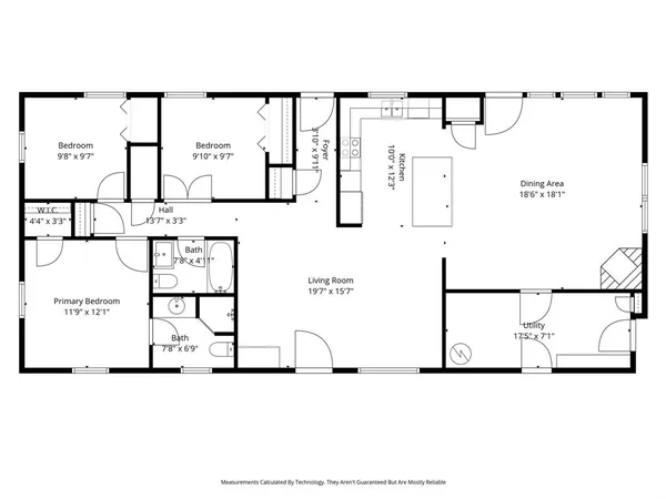 a picture of a floor plan