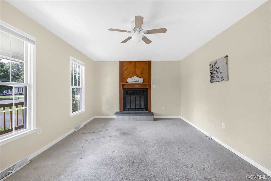 4841 Wilconna Road Chesterfield, VA 23832 - Photo 13 of 34 an empty room with windows and cabinet