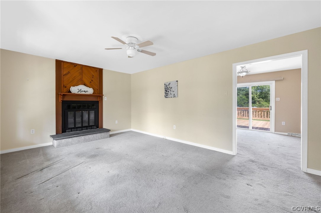 4841 Wilconna Road Chesterfield, VA 23832 - Photo 2 of 34 a view of an empty room with window and fireplace