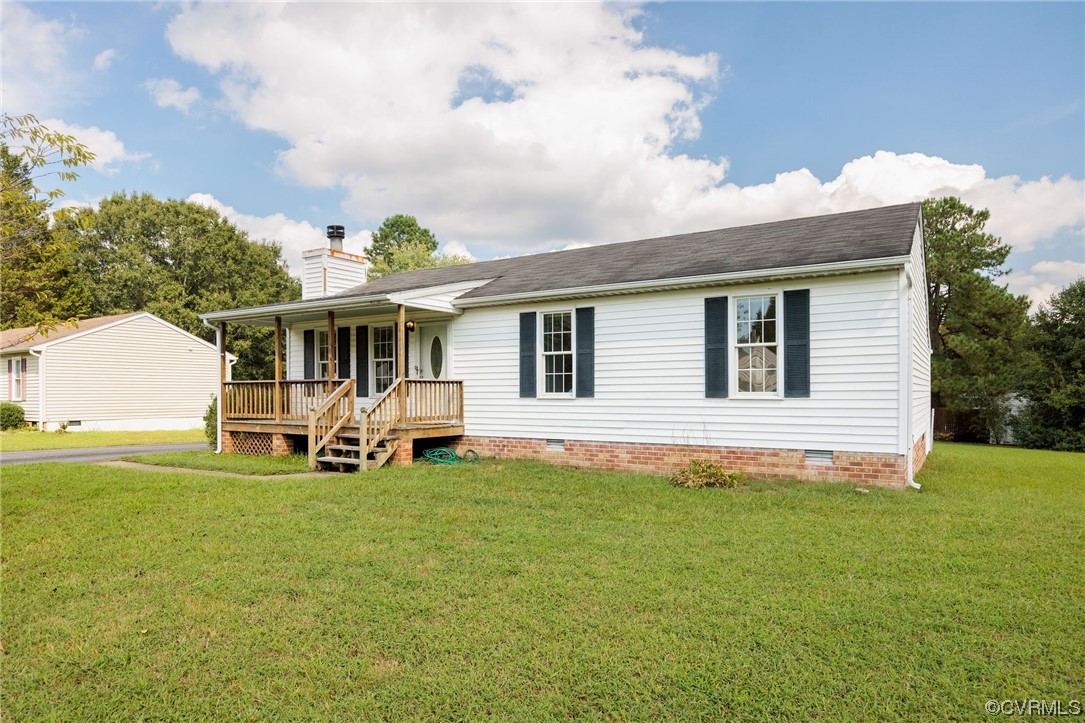 4841 Wilconna Road Chesterfield, VA 23832 - Photo 34 of 34 a view of a house with a yard and sitting area