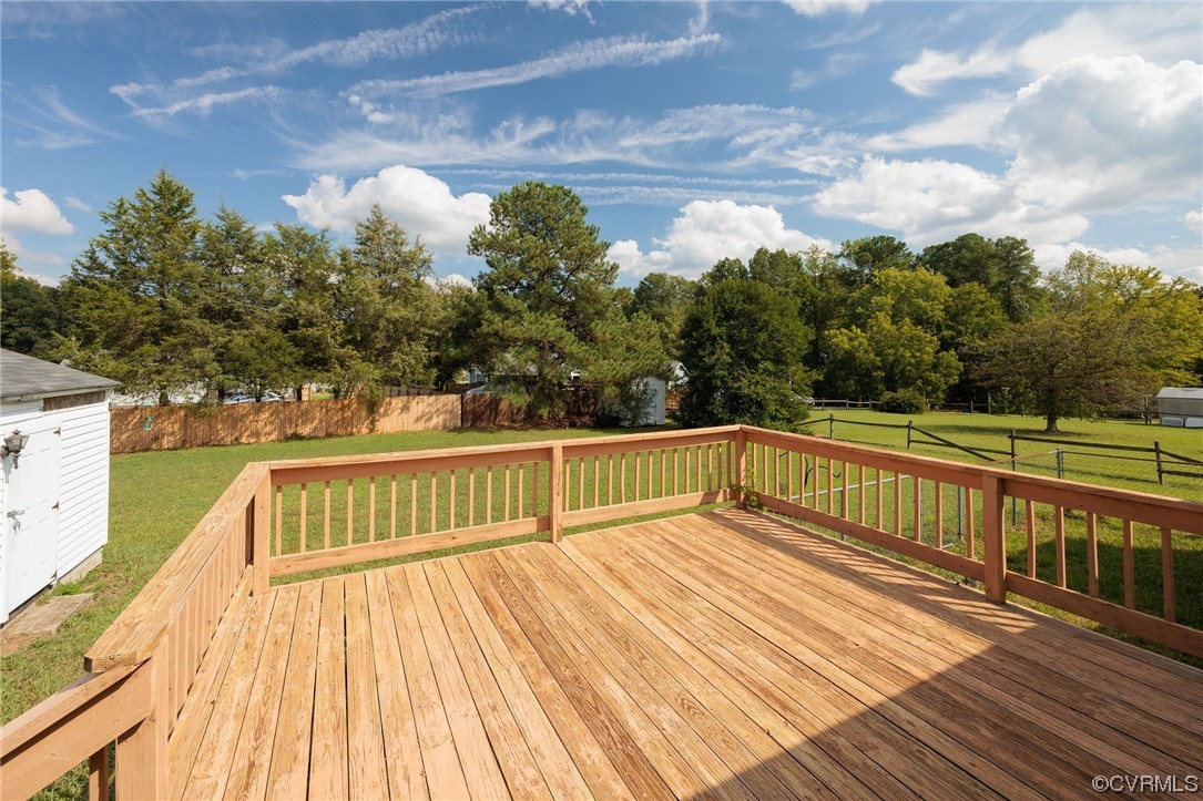 4841 Wilconna Road Chesterfield, VA 23832 - Photo 9 of 34 a view of balcony with wooden floor and fence