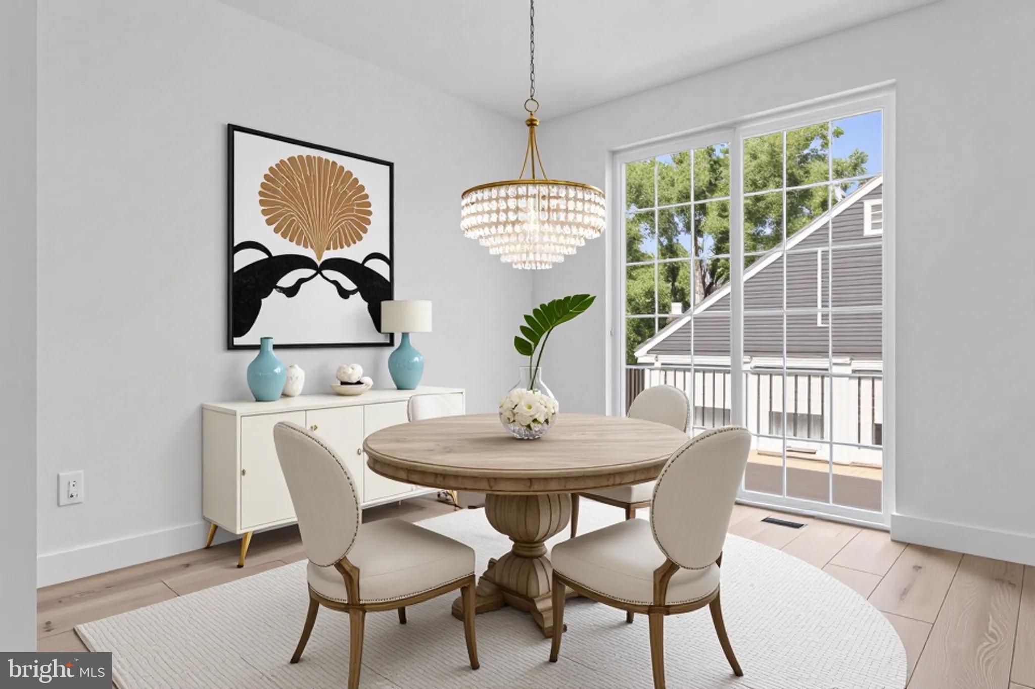 207 8th Street Bridgeport, PA 19405 - Photo 3 of 12 Bright dining space with elegant charm.