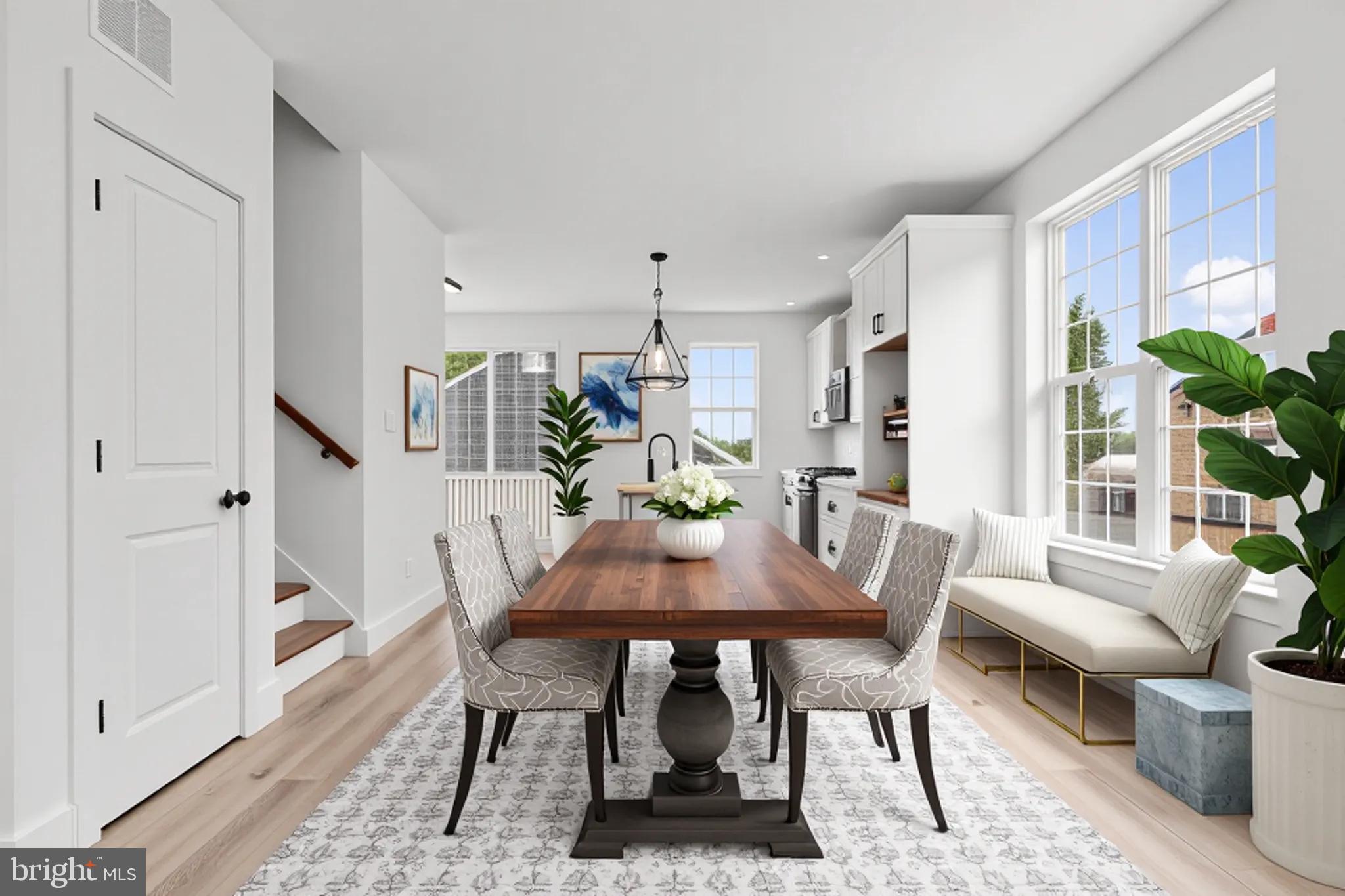 207 8th Street Bridgeport, PA 19405 - Photo 4 of 12 Bright and inviting dining space.