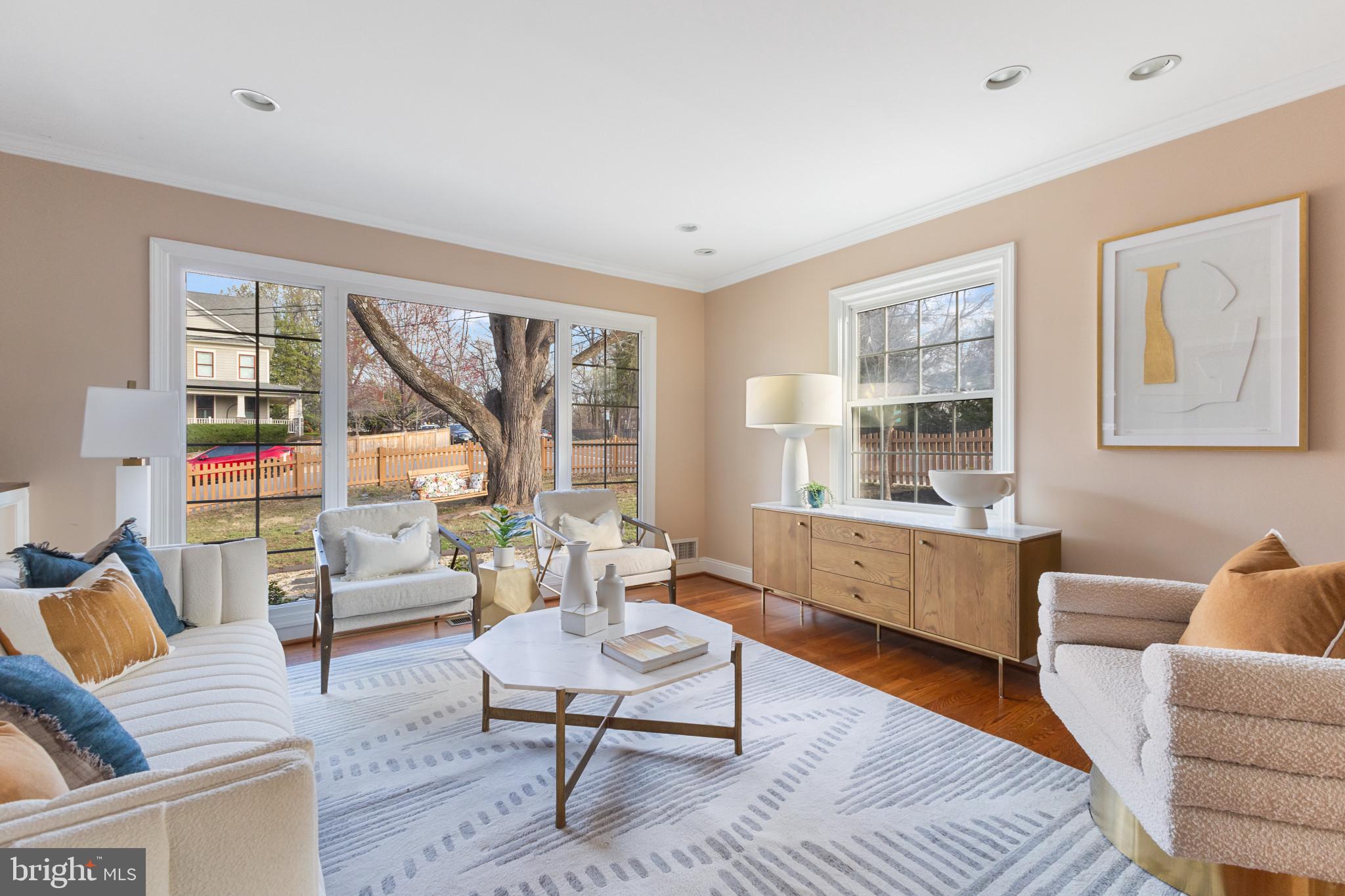 5400 27th Road North Arlington, VA 22207 - Photo 5 of 26 a living room with furniture and a window
