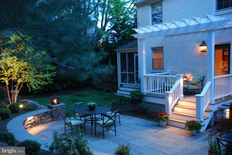 5001 34th Road North Arlington, VA 22207 - Photo 30 of 30 Professionally Landscaped Back Yard with Lighting!
