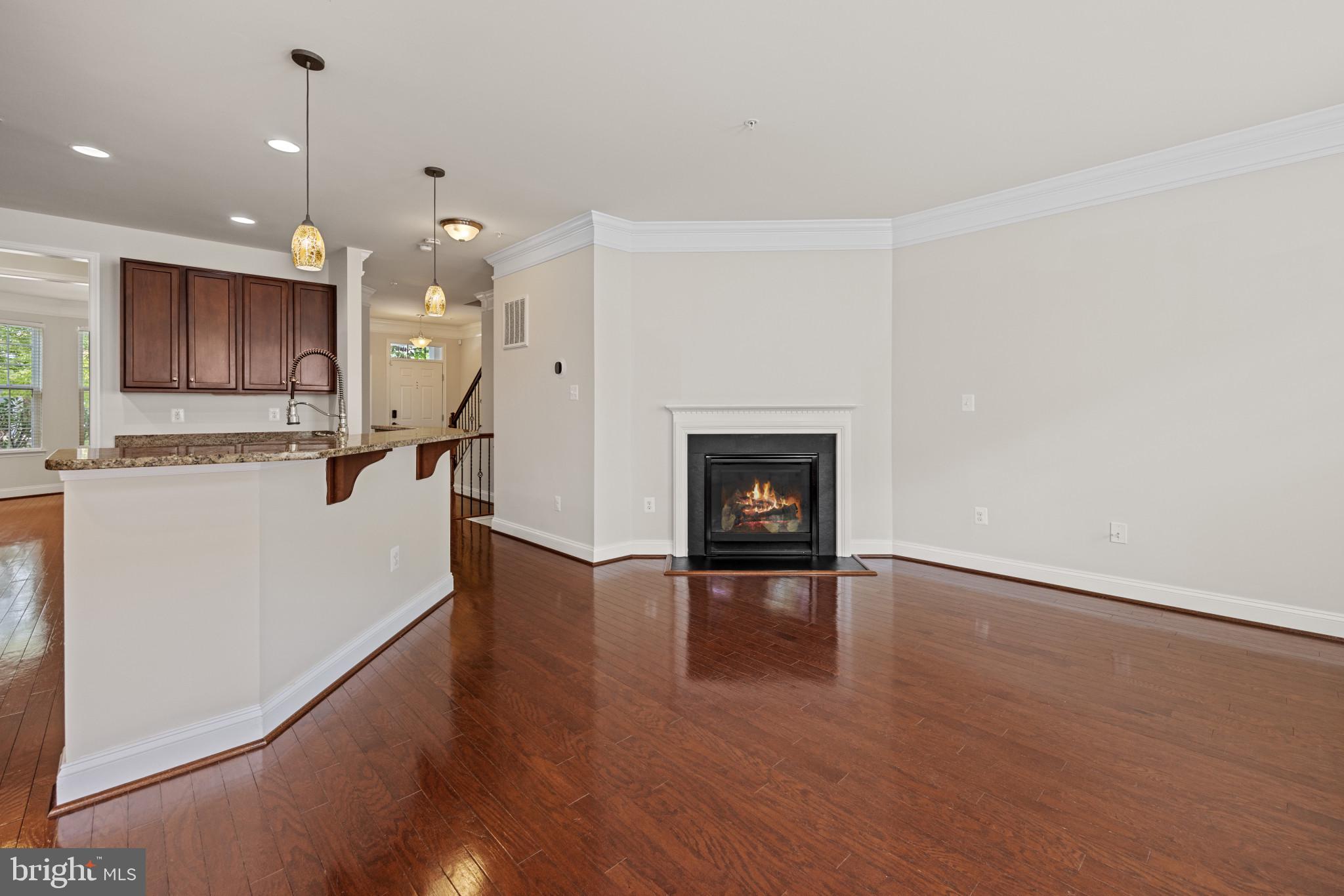 6126 Edward Hill Road Ellicott City, MD 21043 - Photo 17 of 64 Living Room w/Gas Fireplace