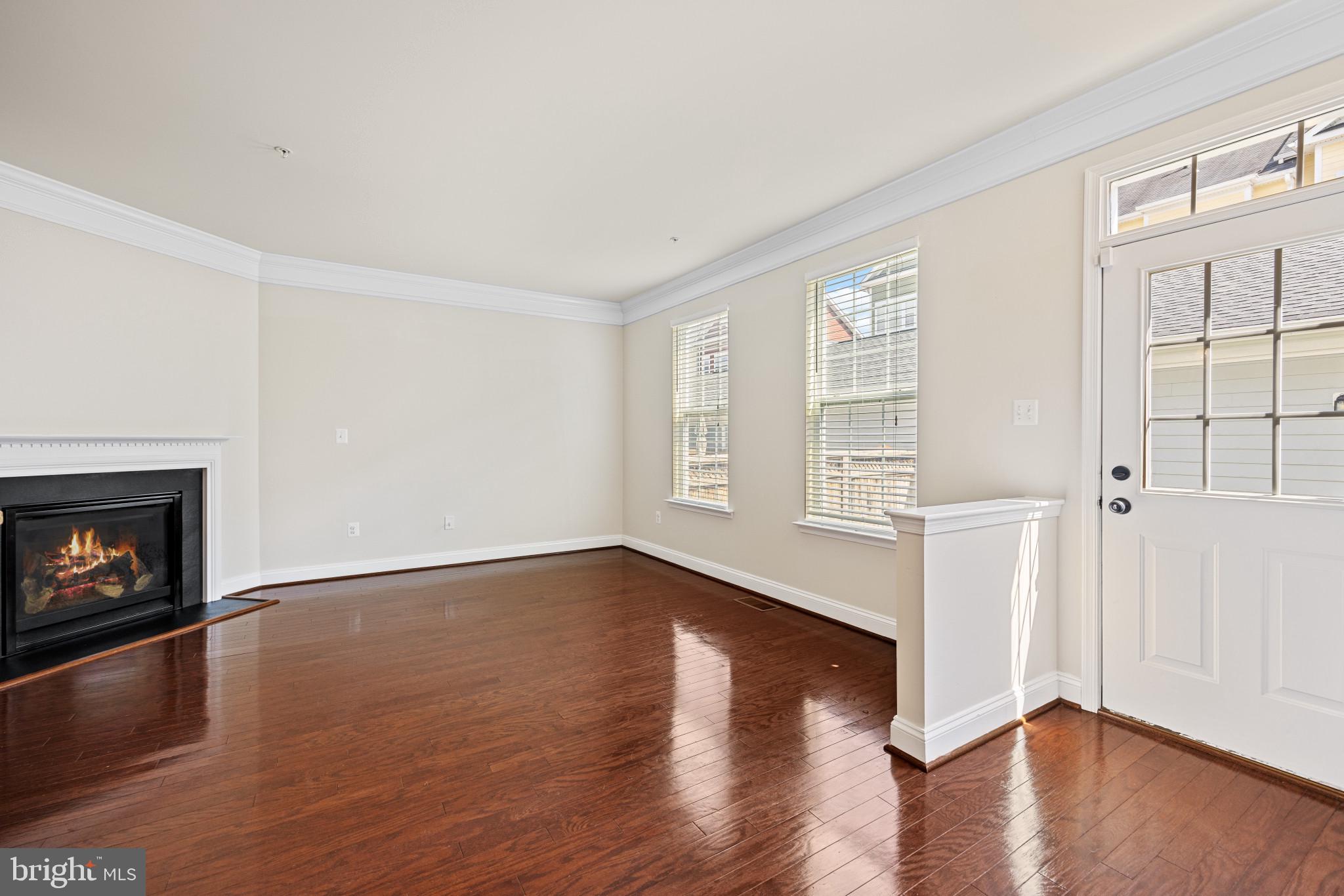 6126 Edward Hill Road Ellicott City, MD 21043 - Photo 19 of 64 Living Room w/Hardwood Floor & Crown Molding