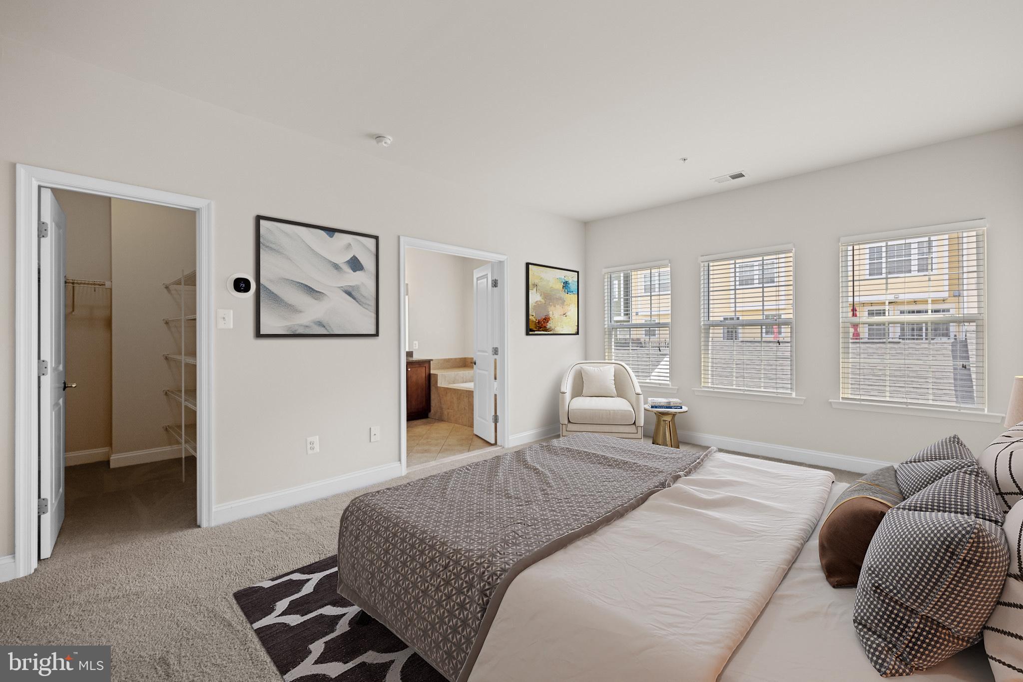 6126 Edward Hill Road Ellicott City, MD 21043 - Photo 23 of 64 Virtual Staged Primary Bedroom