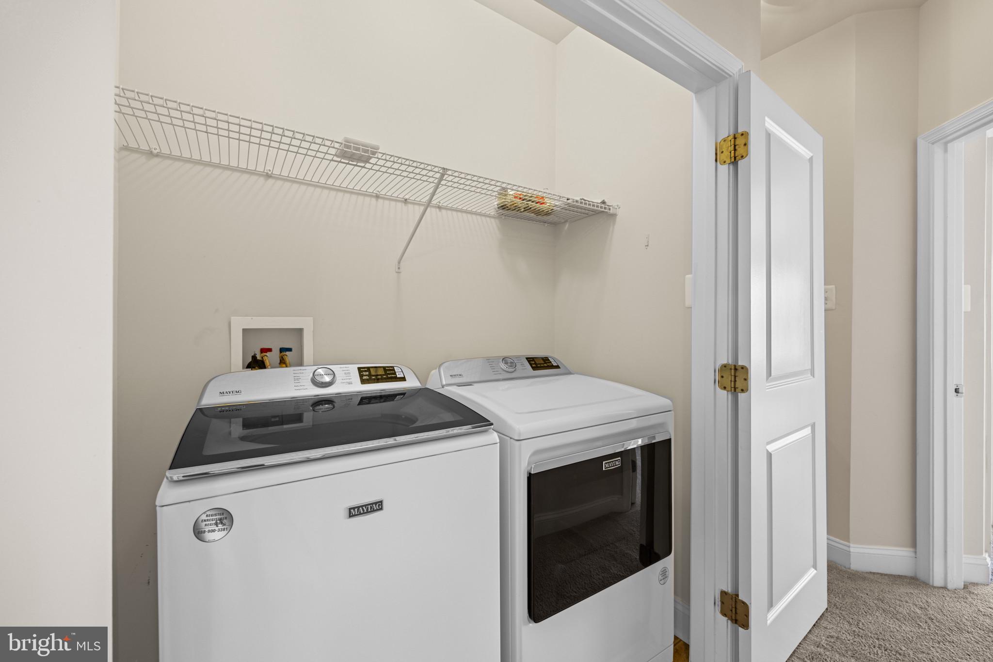 6126 Edward Hill Road Ellicott City, MD 21043 - Photo 38 of 64 Upper Level Laundry w/ 1 Year New Washer/Dryer