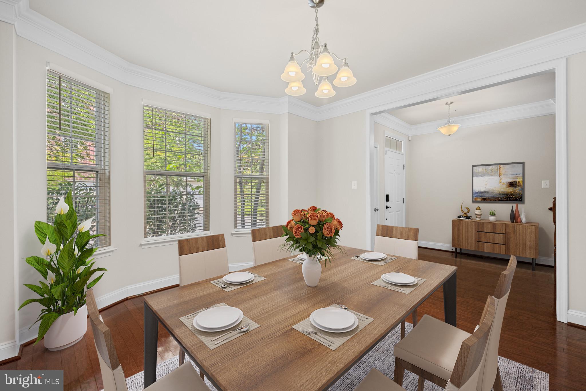 6126 Edward Hill Road Ellicott City, MD 21043 - Photo 4 of 64 Virtual Staged Dining Room