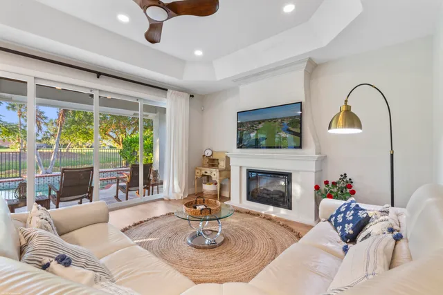 a kitchen with lots of counter top space