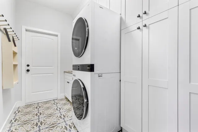 a view of lake from a balcony