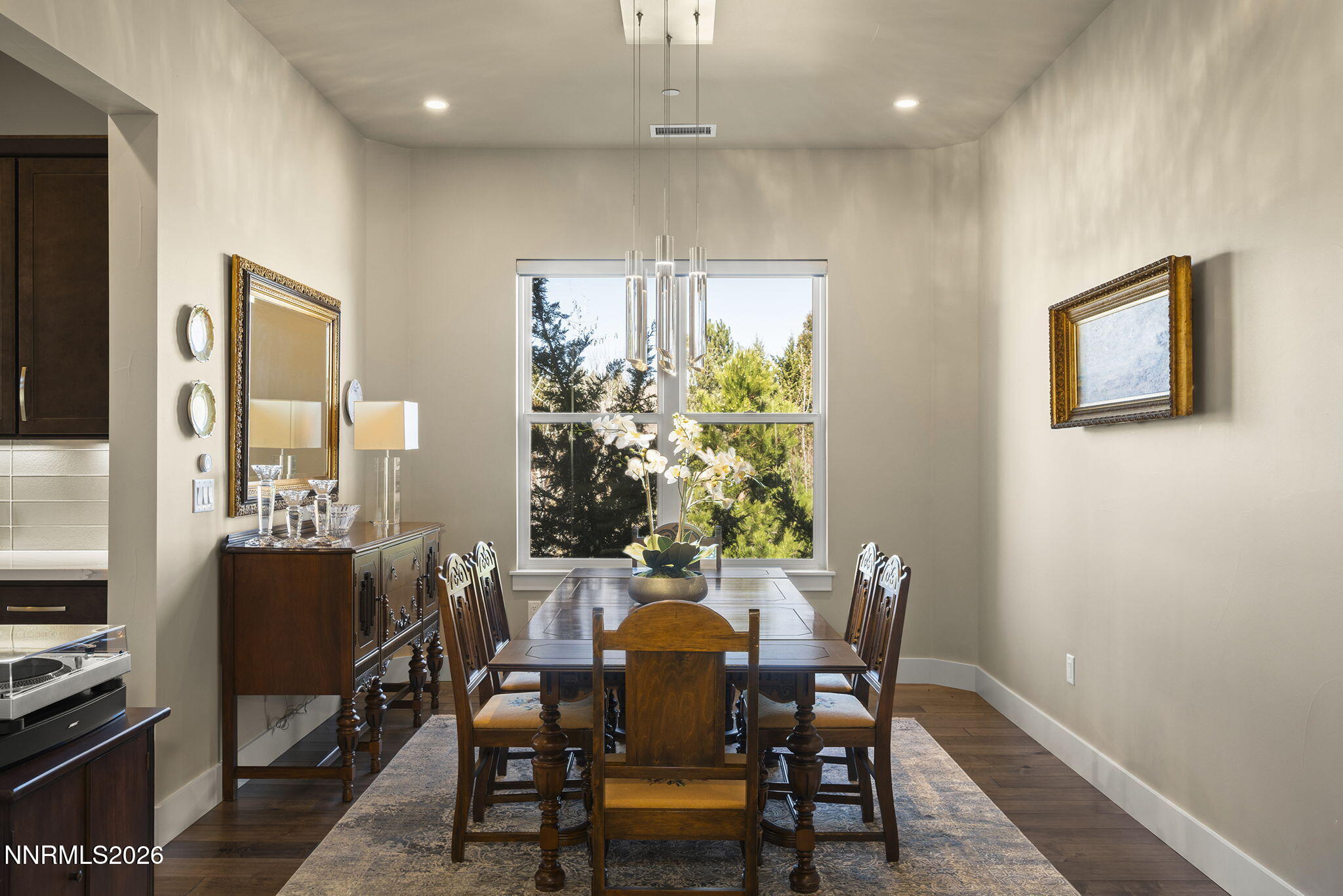 4856 Sierra Pine Court Reno, NV 89519 - Photo 24 of 71 a view of a dining room with furniture window and outside view
