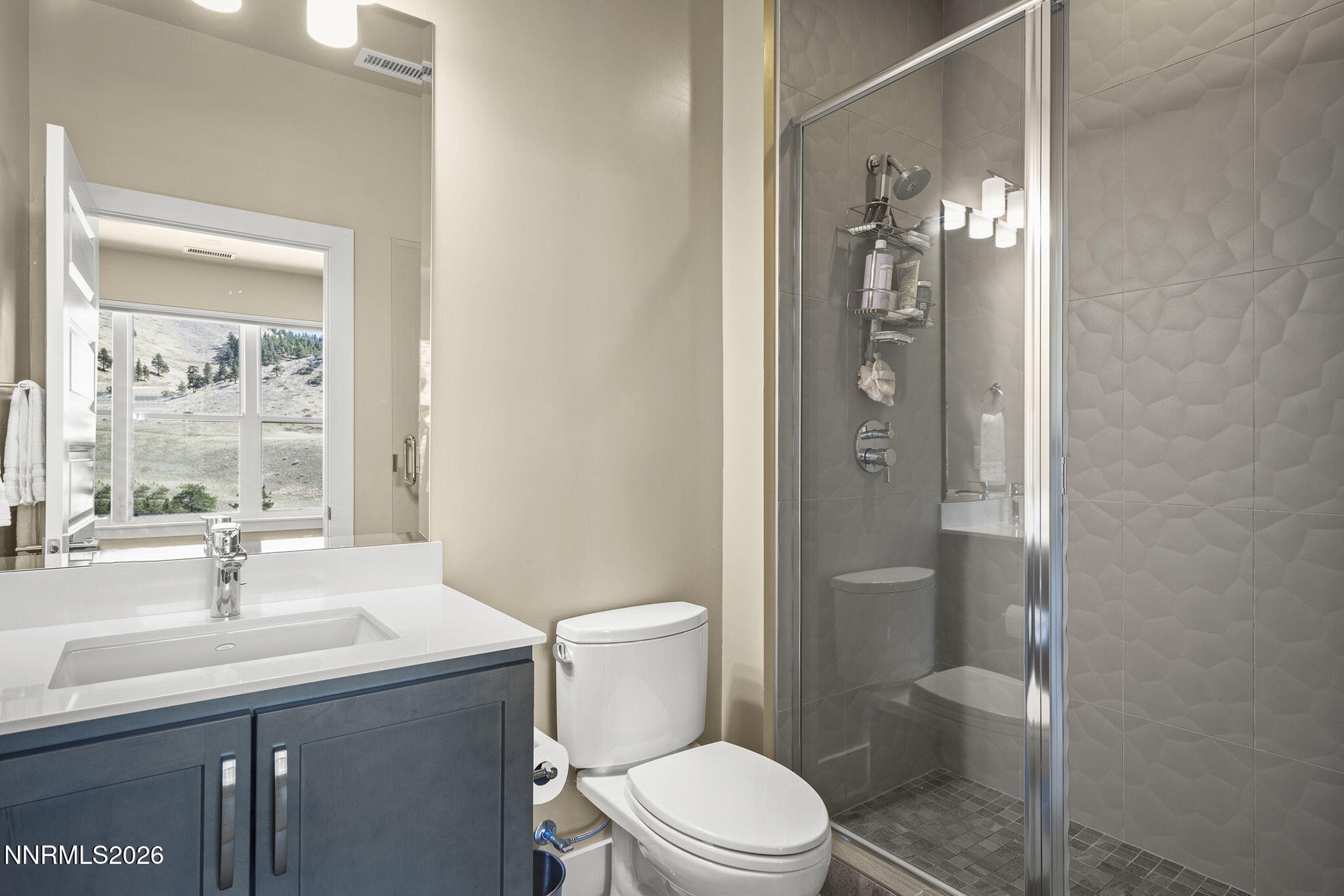 4856 Sierra Pine Court Reno, NV 89519 - Photo 42 of 71 a bathroom with a sink a toilet and shower