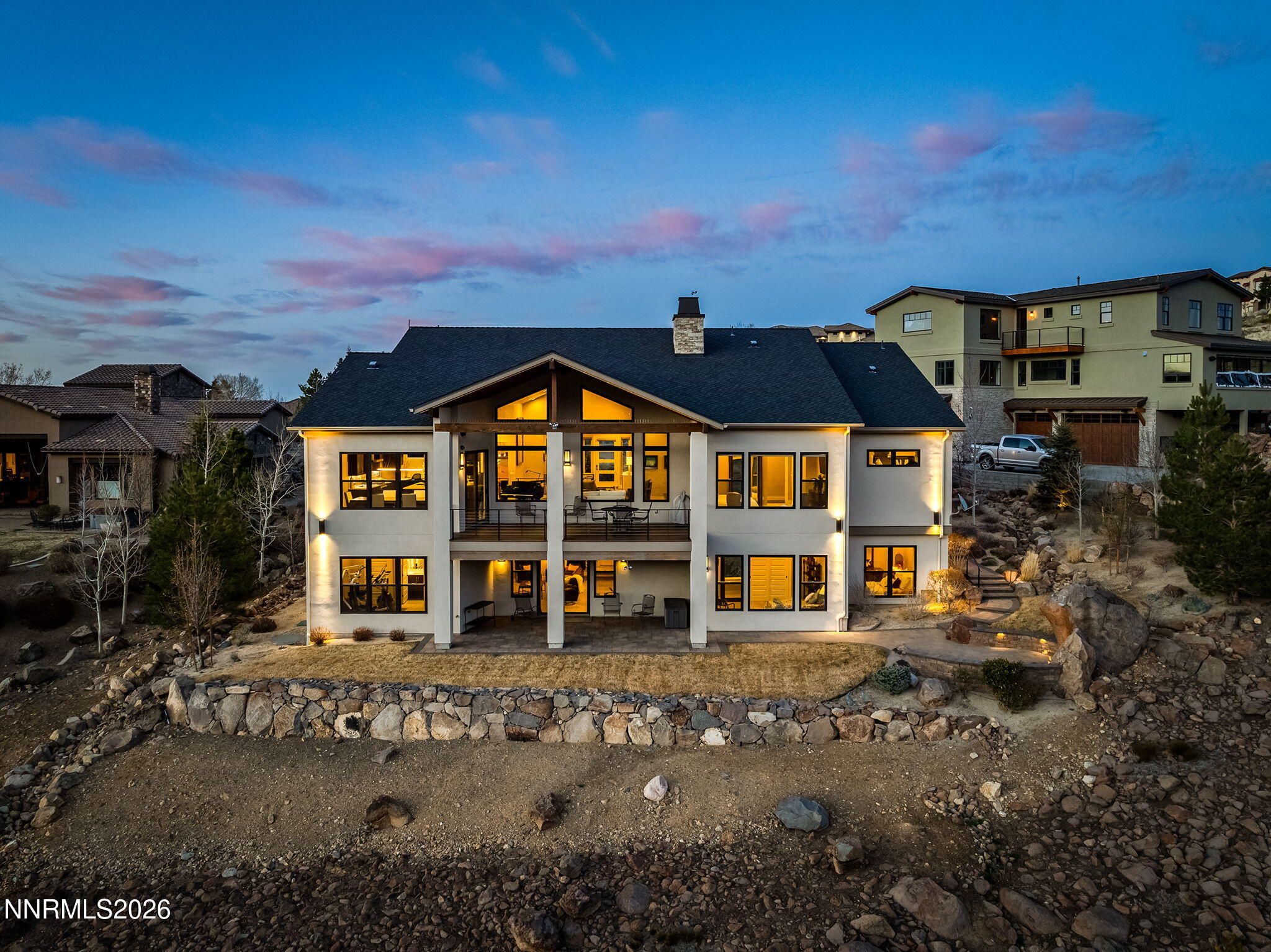 4856 Sierra Pine Court Reno, NV 89519 - Photo 66 of 71 an aerial view of a house with a yard